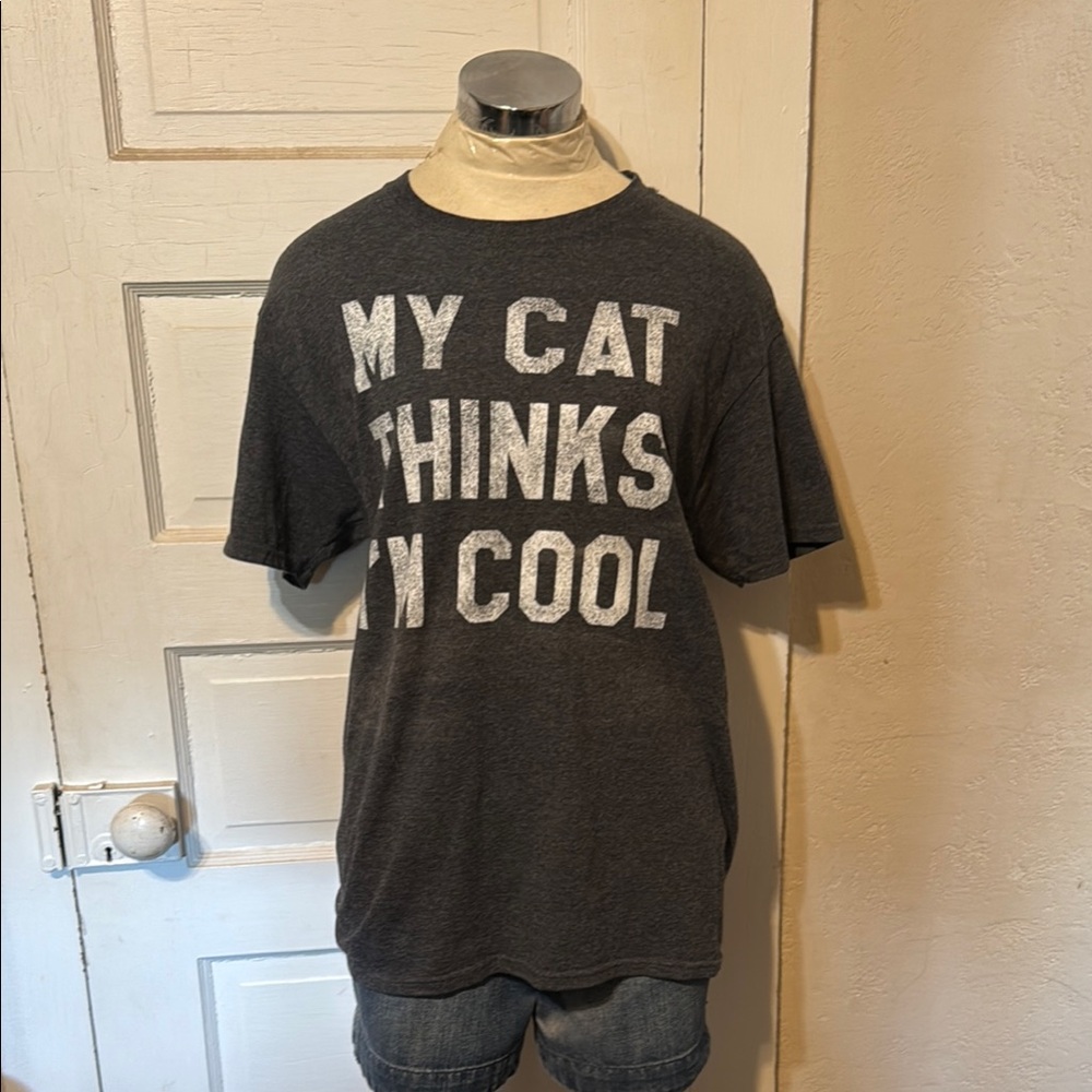 Fruit of the Loom Gray Relaxed Short Sleeve Tee
